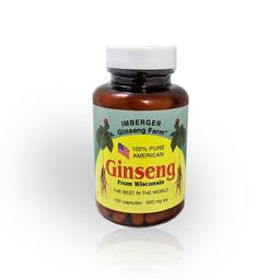Click here to learn more about the 100% Pure American Ginseng Capsules (100 capsules/bottle 500mg each) !!!Buy 9 and get one FREE!!!.
