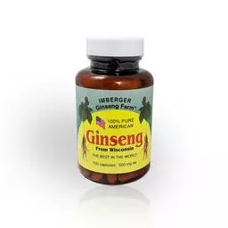 Click here to learn more about the 100% Pure American Ginseng Capsules (100 capsules/bottle 500mg each) !!!Buy 9 and get one FREE!!!.