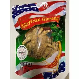 Click here to learn more about the 5 Year Old Wisconsin Ginseng Roots Ungraded Mixed Sizes- One Pound (Colored Bag).