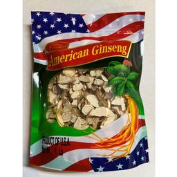 Click here to learn more about the 100% Pure American Ginseng Slices Colored Bag - THICK CUT Mixed Sizes (Small/Medium/Large).